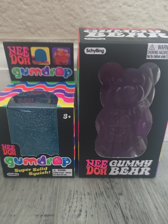 Other - Nee Doh Gummy Bear & Gumdrop Set - Purple and Blue